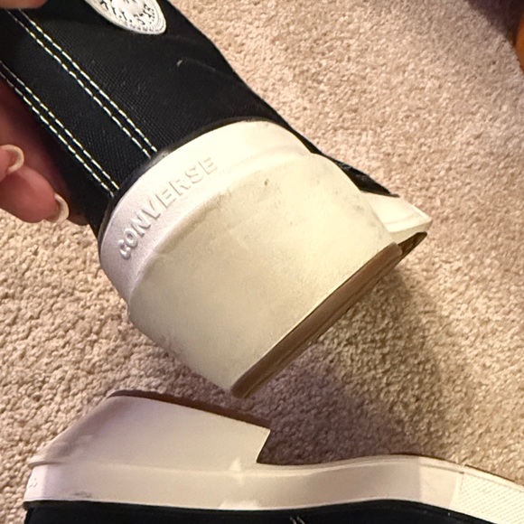 Converse chuck 70 de luxe cowboy boots in black - Picture 13 of 15